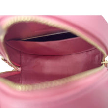 Load image into Gallery viewer, CHANEL Round Pearls Quilted Leather Crossbody Bag Pink
