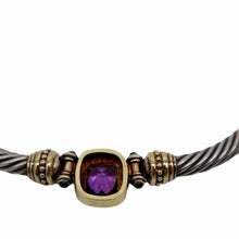 Load image into Gallery viewer, DAVID YURMAN Sterling Silver Amethyst Cable Necklace
