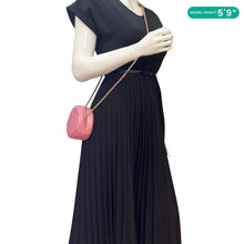 Load image into Gallery viewer, CHANEL Round Pearls Quilted Leather Crossbody Bag Pink
