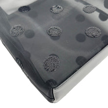 Load image into Gallery viewer, PRADA Ricamo Rete Polka Dot Mesh Tote BLack
