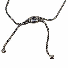 Load image into Gallery viewer, DAVID YURMAN Novella Y-Necklace Pave Diamond Silver Multicolor
