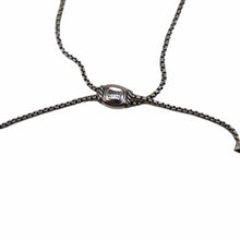 Load image into Gallery viewer, DAVID YURMAN Novella Y-Necklace Pave Diamond Silver Multicolor
