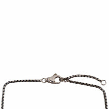 Load image into Gallery viewer, DAVID YURMAN Chiclet Small Sterling Silver Triple Drop Pendant Black
