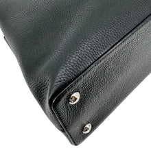 Load image into Gallery viewer, LOUIS VUITTON Capucines BB Python Handle Leather Satchel Bag Black
