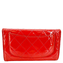 Load image into Gallery viewer, CHANEL Quilted Patent Leather Long Wallet Pink
