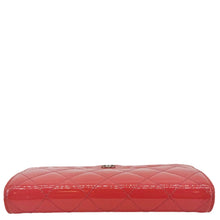 Load image into Gallery viewer, CHANEL Quilted Patent Leather Long Wallet Pink
