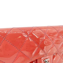 Load image into Gallery viewer, CHANEL Quilted Patent Leather Long Wallet Pink
