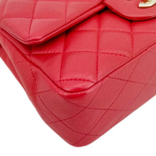 Load image into Gallery viewer, CHANEL Classic Rectangular Flap Mini Quilted Leather Crossbody Bag Reddish Pink
