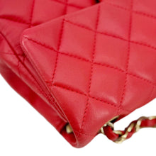 Load image into Gallery viewer, CHANEL Classic Rectangular Flap Mini Quilted Leather Crossbody Bag Reddish Pink
