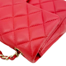 Load image into Gallery viewer, CHANEL Classic Rectangular Flap Mini Quilted Leather Crossbody Bag Reddish Pink
