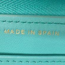 Load image into Gallery viewer, CHANEL Zip Around Quilted Caviar Leather Wallet Turquoise
