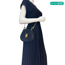 Load image into Gallery viewer, CHLOE Drew Mini Grained Leather Crossbody Bag Black
