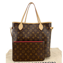 Load image into Gallery viewer, LOUIS VUITTON Neverfull MM Monogram Canvas Shoulder Bag Brown
