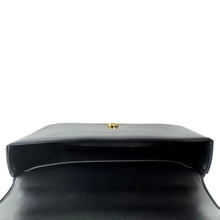 Load image into Gallery viewer, CELINE Triomphe Claude Shiny Leather Chain Shoulder Bag Black
