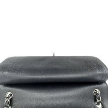 Load image into Gallery viewer, CHANEL Classic Jumbo Double Flap Quilted Caviar Leather Shoulder Bag Black

