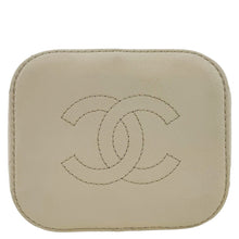 Load image into Gallery viewer, CHANEL CC Drawstring Quilted Leather Crossbody Bucket Bag Cream
