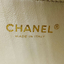 Load image into Gallery viewer, CHANEL CC Drawstring Quilted Leather Crossbody Bucket Bag Cream

