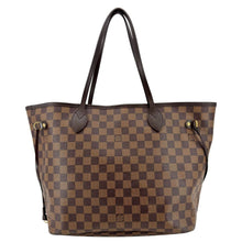 Load image into Gallery viewer, LOUIS VUITTON Neverfull MM Damier Ebene Shoulder Bag Brown
