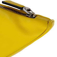 Load image into Gallery viewer, PRADA Triangle Leather Clutch Yellow
