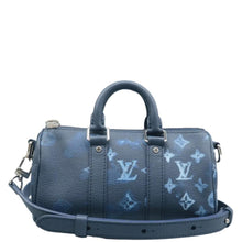 Load image into Gallery viewer, Louis Vuitton Keepall City Monogram Satchel Bag Blue
