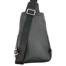 Load image into Gallery viewer, LOUIS VUITTON Avenue Sling Damier Graphite Black Backpack Bag back side look

