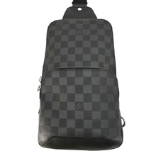 Load image into Gallery viewer, LOUIS VUITTON Avenue Sling Damier Graphite Black Backpack Bag
