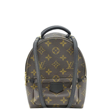 Load image into Gallery viewer, LOUIS VUITTON Palm Springs Mini Monogram Canvas Backpack Brown front look
