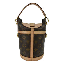 Load image into Gallery viewer, Louis Vuitton Monogram Canvas Brown Duffle Bag back side look
