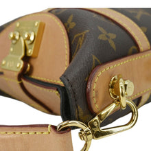 Load image into Gallery viewer, Louis Vuitton Monogram Canvas Brown Duffle Bag corner side look
