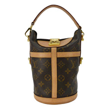 Load image into Gallery viewer, Louis Vuitton Monogram Canvas Brown Duffle Bag front side
