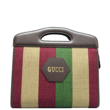 Load image into Gallery viewer, Gucci Aria 100th Anniversary Cut Out Handle Limited Edition Canvas Tote Multicolor
