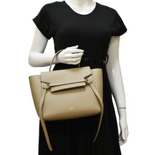 Load image into Gallery viewer, Pre-owned CELINE Mini Belt Grained Calfskin Leather Shoulder Bag - Good Quality
