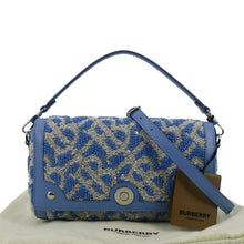 Load image into Gallery viewer, Preloved BURBERRY Note TB Small Sequins Yarn Shoulder Bag - Good Quality
