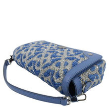 Load image into Gallery viewer, Preloved BURBERRY Note TB Small Sequins Yarn Shoulder Bag - left side
