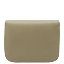 Load image into Gallery viewer, Preloved CELINE Classic Box Medium  Leather Flap Shoulder Bag - Backside
