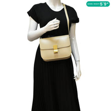 Load image into Gallery viewer, Preloved CELINE Classic Box Medium  Leather Flap Shoulder Bag - Good Condition
