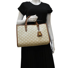 Load image into Gallery viewer, Preloved CELINE Horizontal Cabas Triomphe Canvas Shoulder Bag Good Condition
