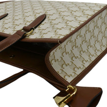 Load image into Gallery viewer, Preloved CELINE Horizontal Cabas Triomphe Canvas Shoulder Bag - top left
