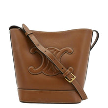 Load image into Gallery viewer, Preloved Celine Cuir Triomphe Calfskin Leather Bucket Crossbody Bag 
