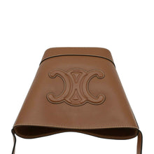 Load image into Gallery viewer, Preloved Celine Cuir Triomphe Calfskin Leather Bucket Crossbody Bag - top
