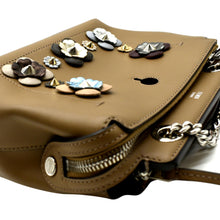 Load image into Gallery viewer, Preloved_FENDI_DotCom_Flower_Embellished_Shoulder_Bag_in_Tan - Right
