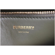 Load image into Gallery viewer, Preowned BURBERRY Mini Leather Pocket Tote Bag in Dark Fern Green - Made In Italy
