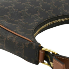 Load image into Gallery viewer, Preowned CELINE Ava Triomphe Canvas Calfskin Shoulder Bag top right
