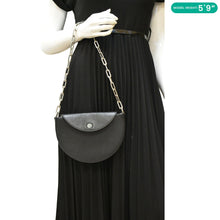 Load image into Gallery viewer, Prewoned BURBERRY Pecan Small Leather Shoulder Bag in Black - Good Quality

