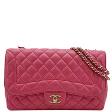 Load image into Gallery viewer, CHANEL Mademoiselle Chic Flap Leather Shoulder Bag Pink FRONT LOOK
