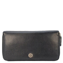 Load image into Gallery viewer, CHANEL Sevruga Leather Zip Around Wallet Black
