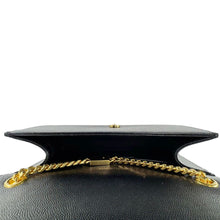 Load image into Gallery viewer, YVES SAINT LAURENT Kate Grain De Poudre Leather Chain Crossbody Bag Black
