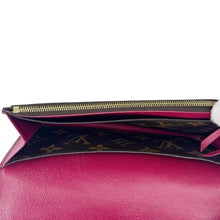 Load image into Gallery viewer, LOUIS VUITTON Emilie Monogram Canvas Wallet Fuchsia
