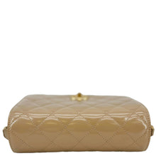 Load image into Gallery viewer, CHANEL My Sweet CC Shiny Quilted Calfskin Leather Shoulder Bag Beige

