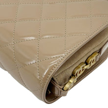 Load image into Gallery viewer, CHANEL My Sweet CC Shiny Quilted Calfskin Leather Shoulder Bag Beige
